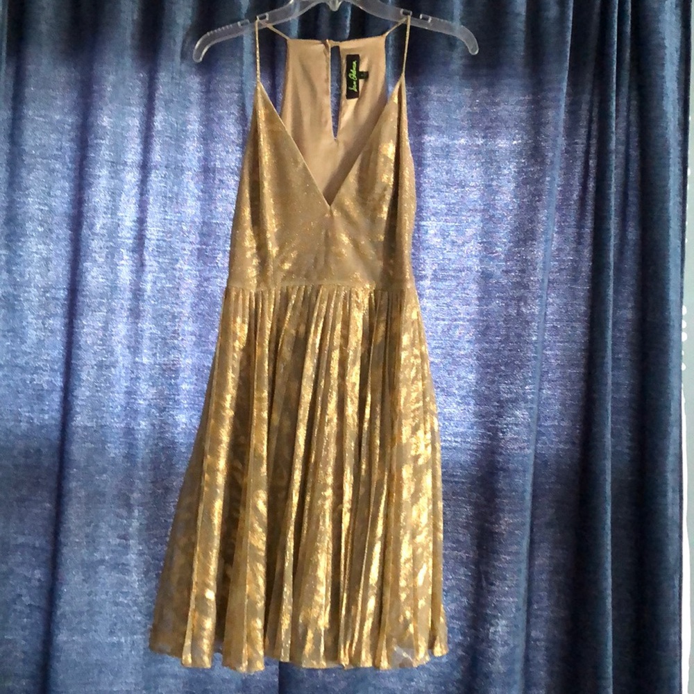 Gold Marilyn Monroe dress